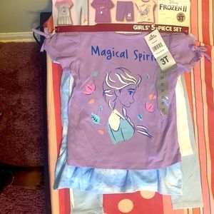 Frozen 5pcs girl set
